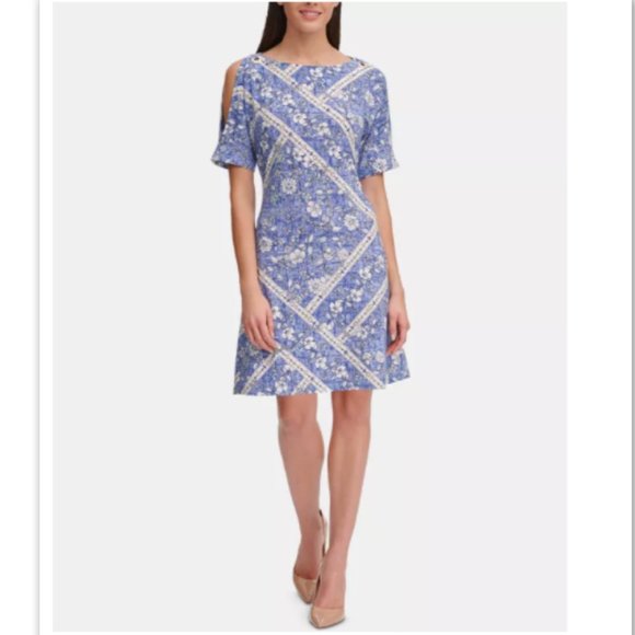 Tommy Hilfiger Dresses & Skirts - NWT Tommy Hilfiger Silver Grommet Jersey Dress 6